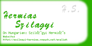 hermias szilagyi business card